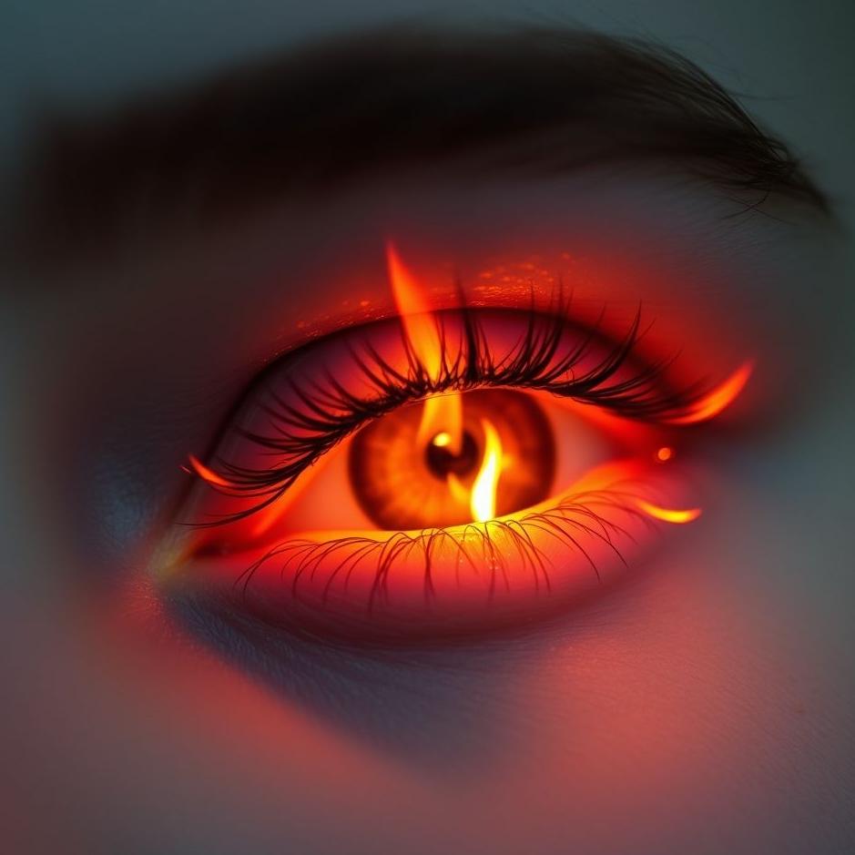 Dream : Seeing your eyelash burning in a dream