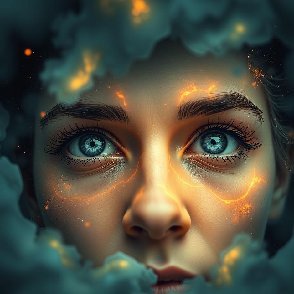 Dream : Seeing your eyes changing in a dream