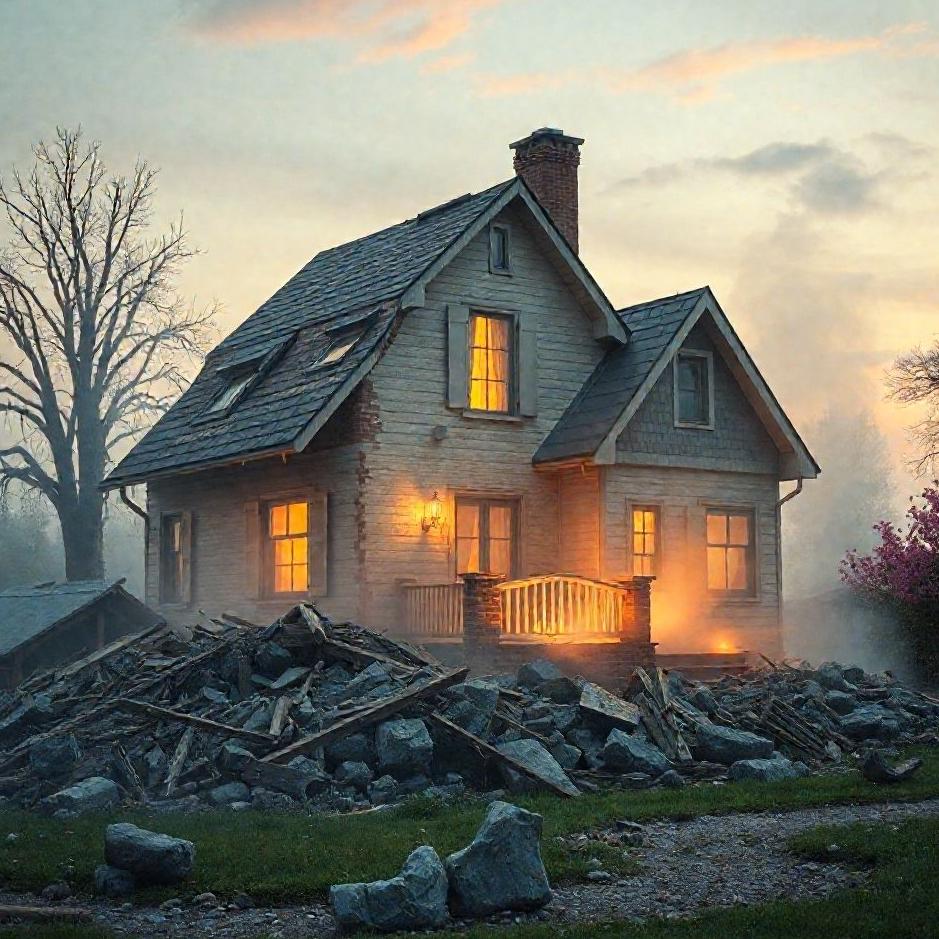 Dream : Seeing your house being demolished and rebuilt in a dream
