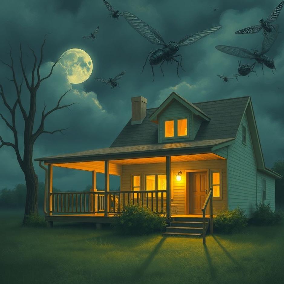 Dream : Seeing your house infested by insects in your dream