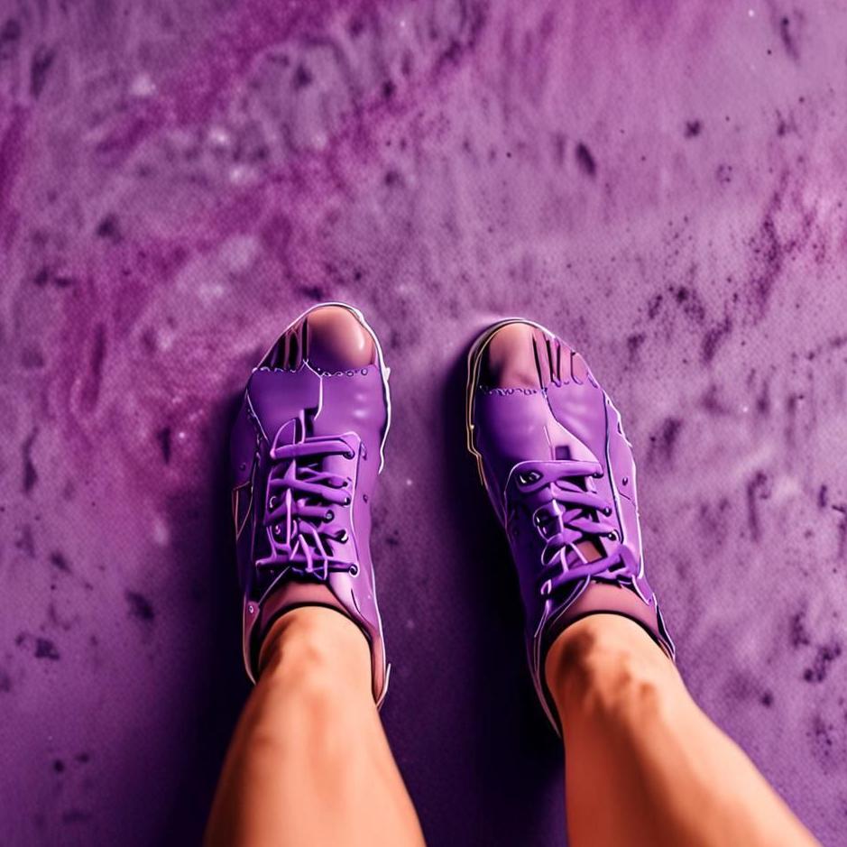 Dream : Seeing your left foot turning purple in your dream