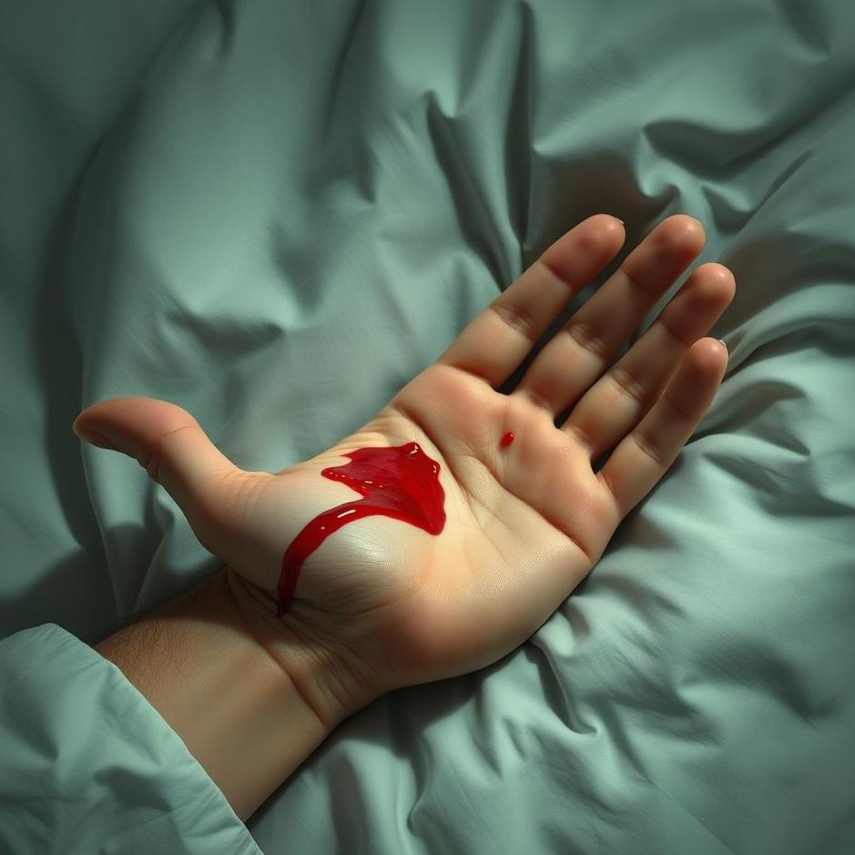 Dream : Seeing your left hand bleeding in a dream