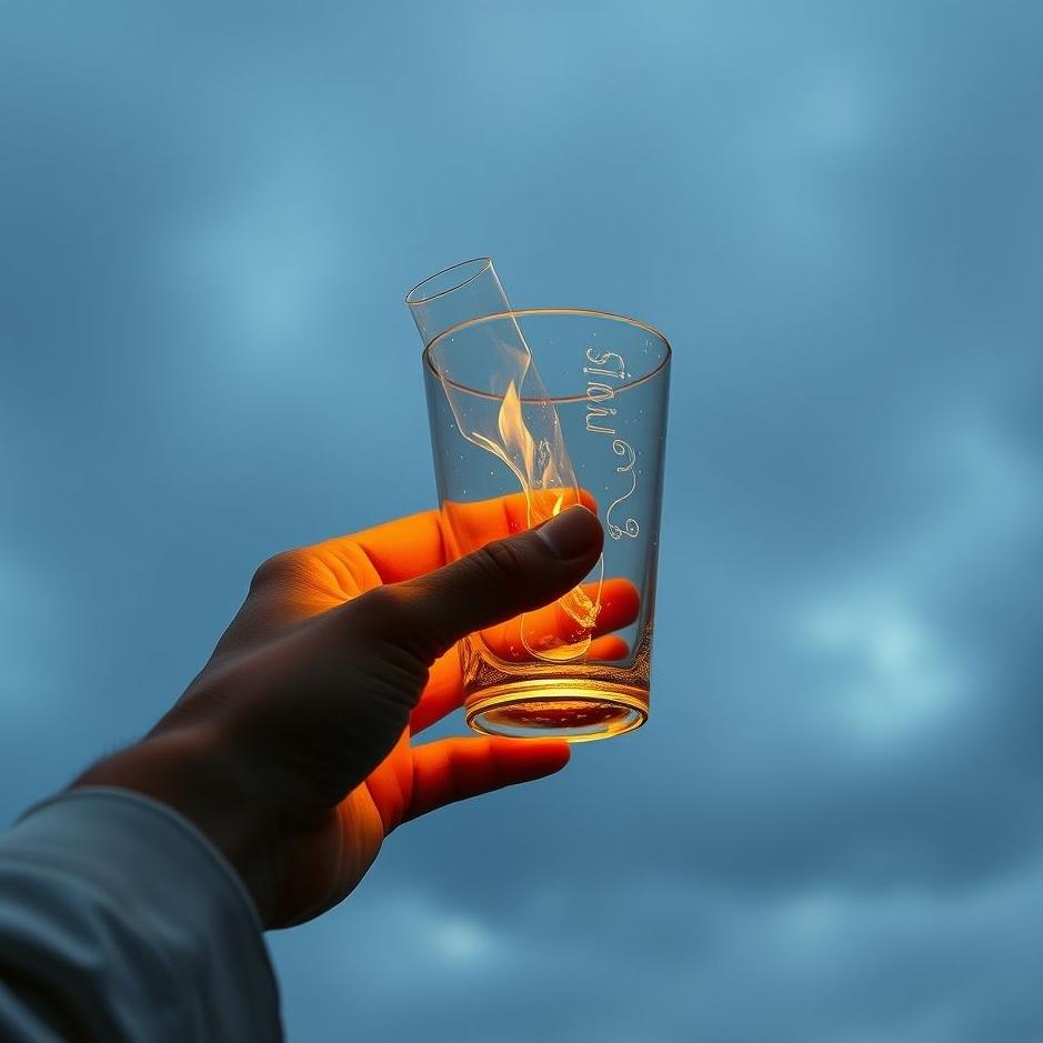 Dream : Seeing your left hand cutting glass in a dream