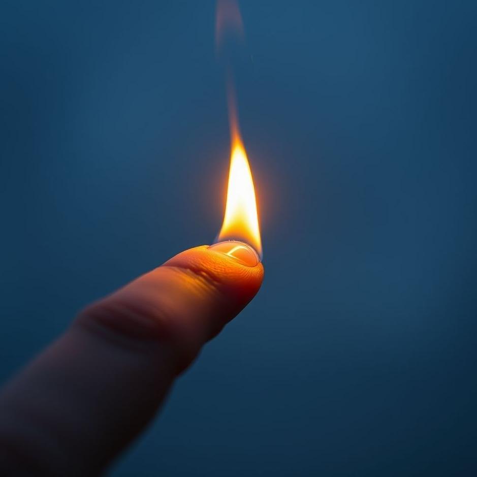 Dream : Seeing your little finger burning in a dream