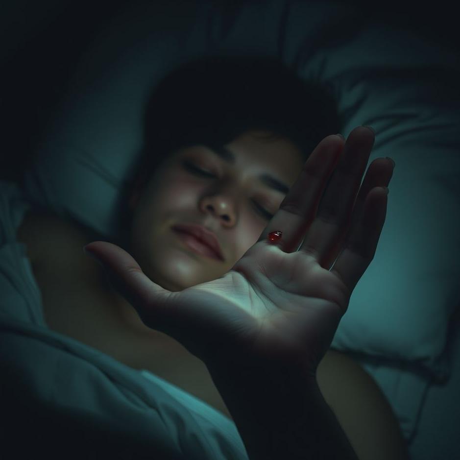 Dream : Seeing your own finger bleeding in a dream