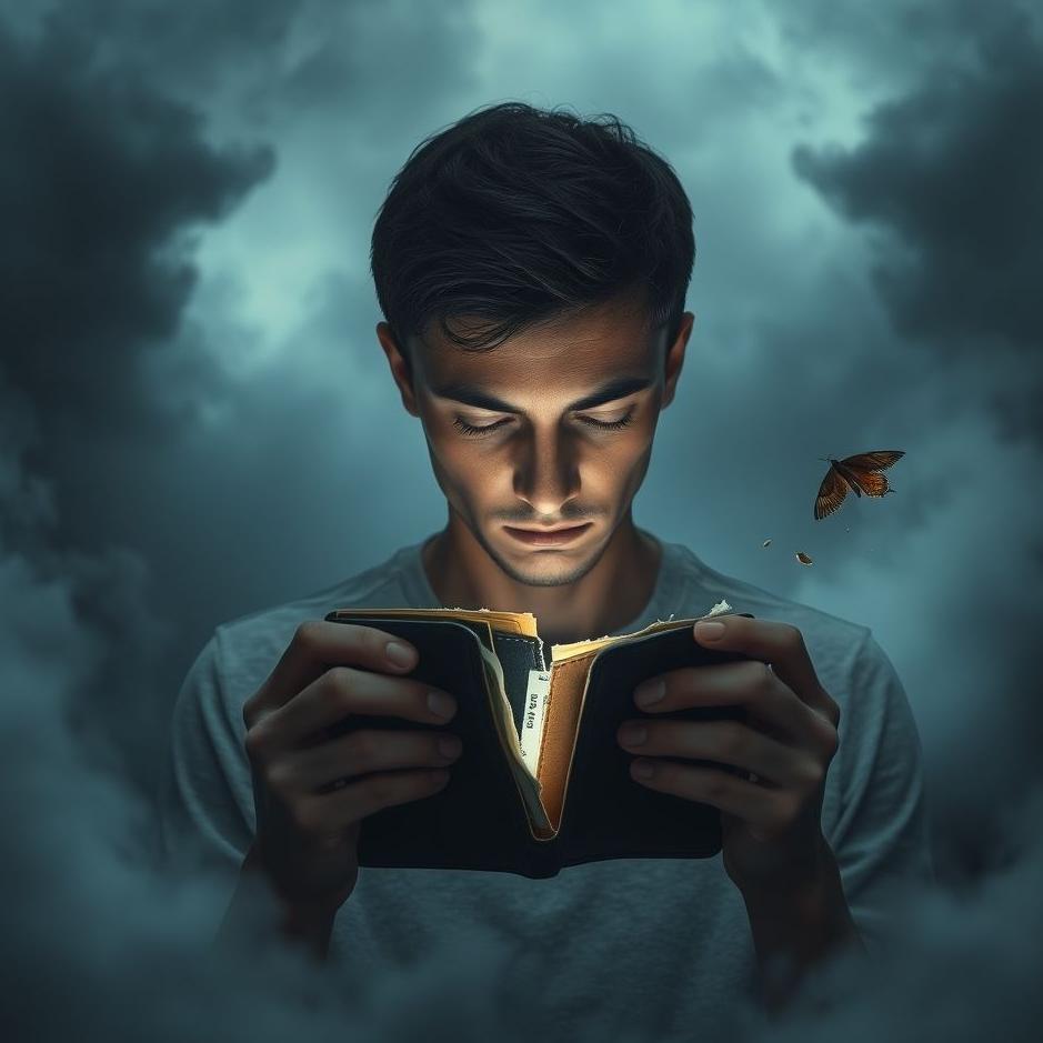 Dream : Seeing your own wallet torn in a dream