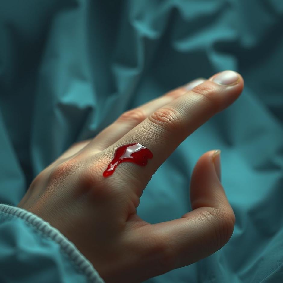 Dream : Seeing your right index finger bleeding in a dream