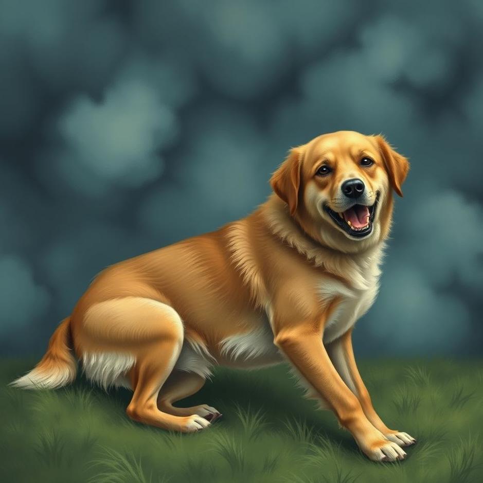 Dream : Seeing your right leg bitten by a dog in a dream