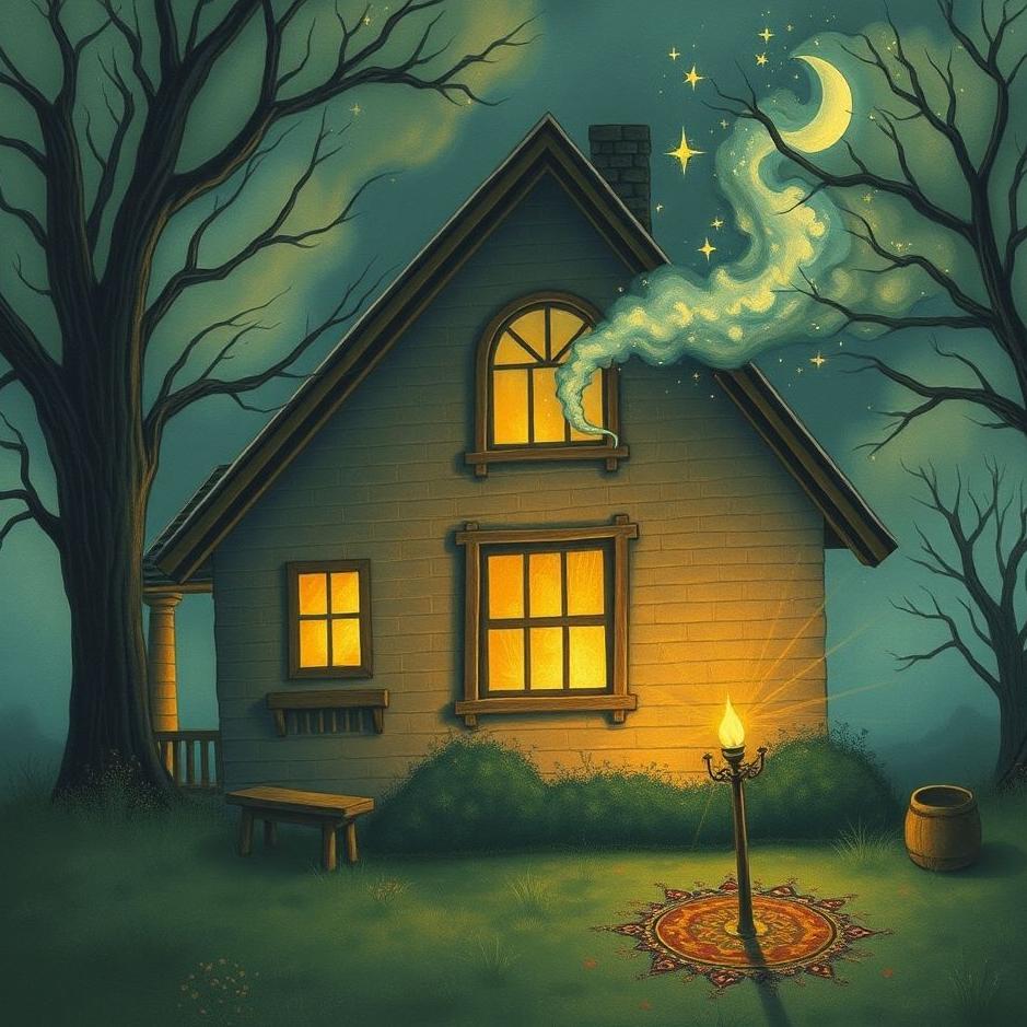 Dream : Seeking a spell at home in a dream