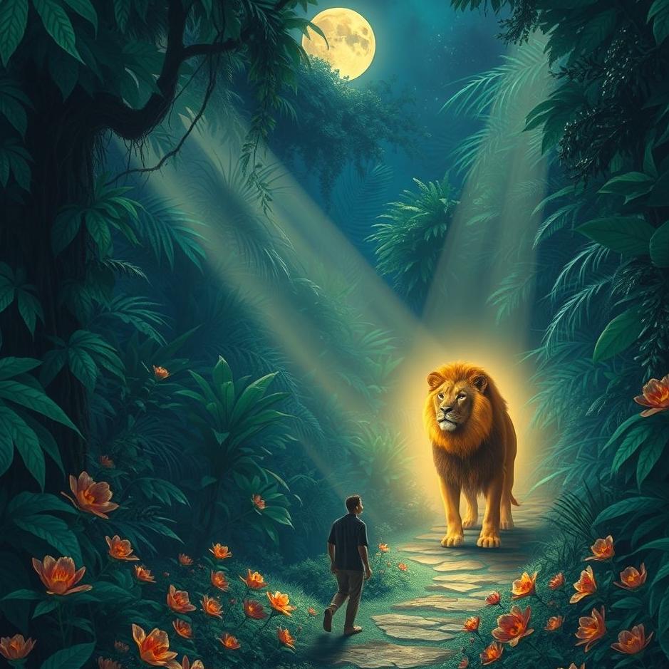 Dream : Seeking the lion in the dream