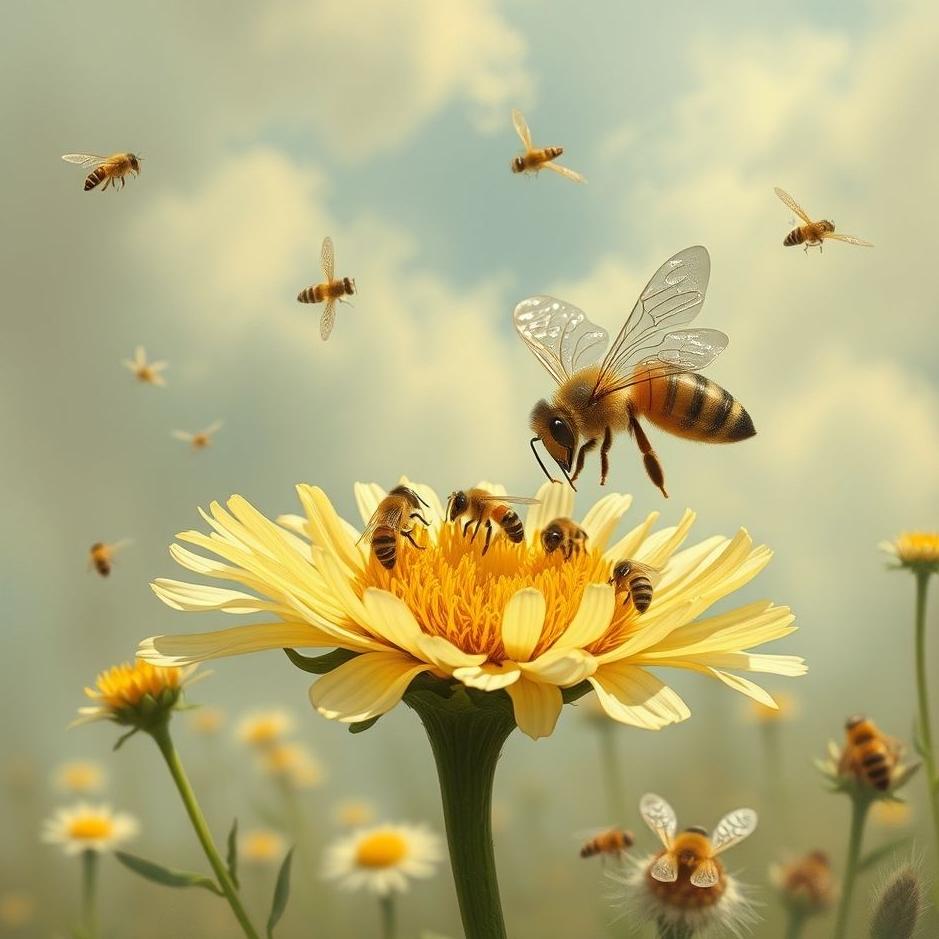 Dream : Seeking with bees in the dream