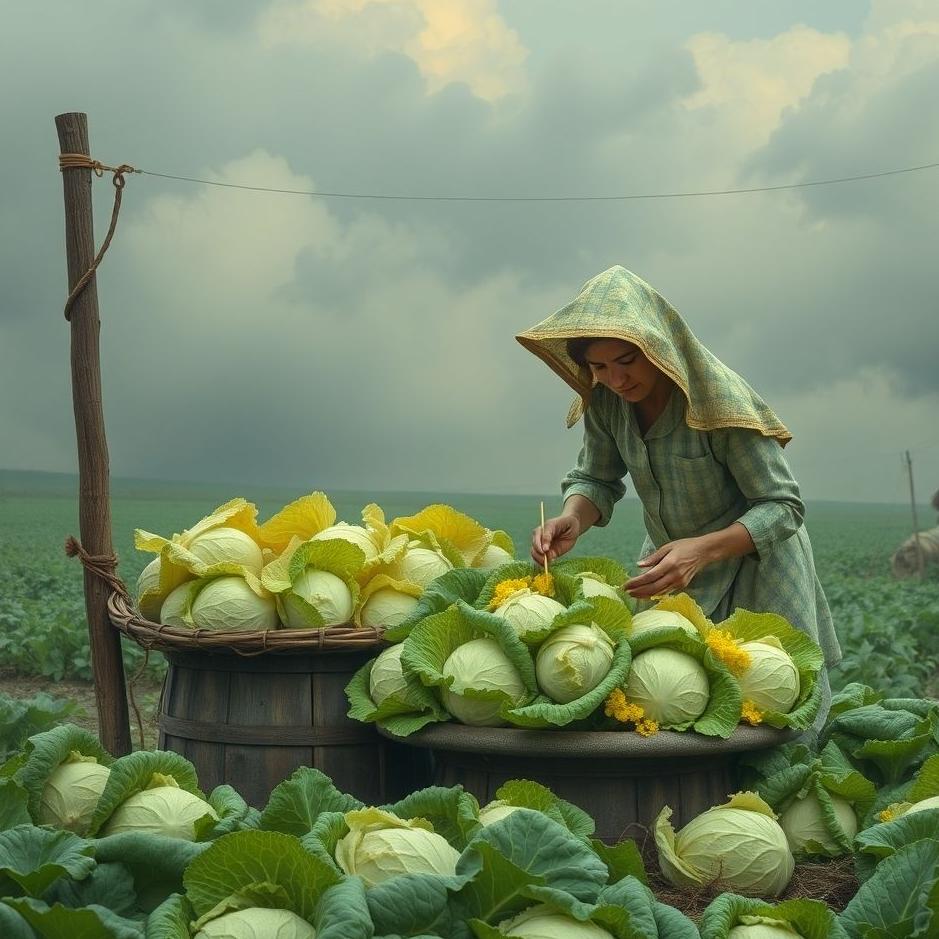 Dream : Selling cabbage in a dream