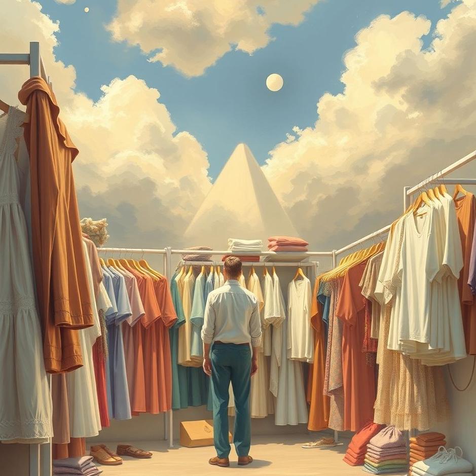 Dream : Selling clothing in a dream