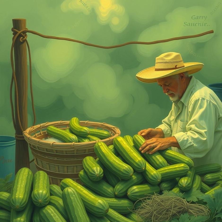 Dream : Selling cucumbers in a dream