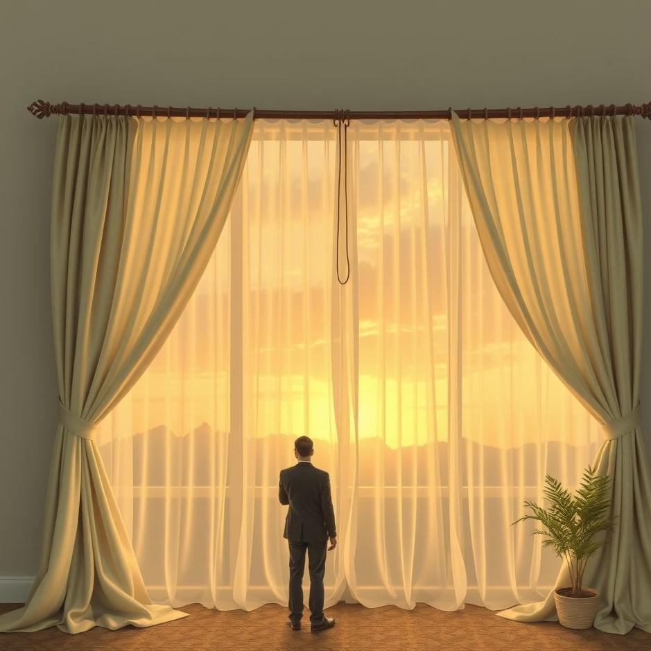 Dream : Selling curtains in a dream