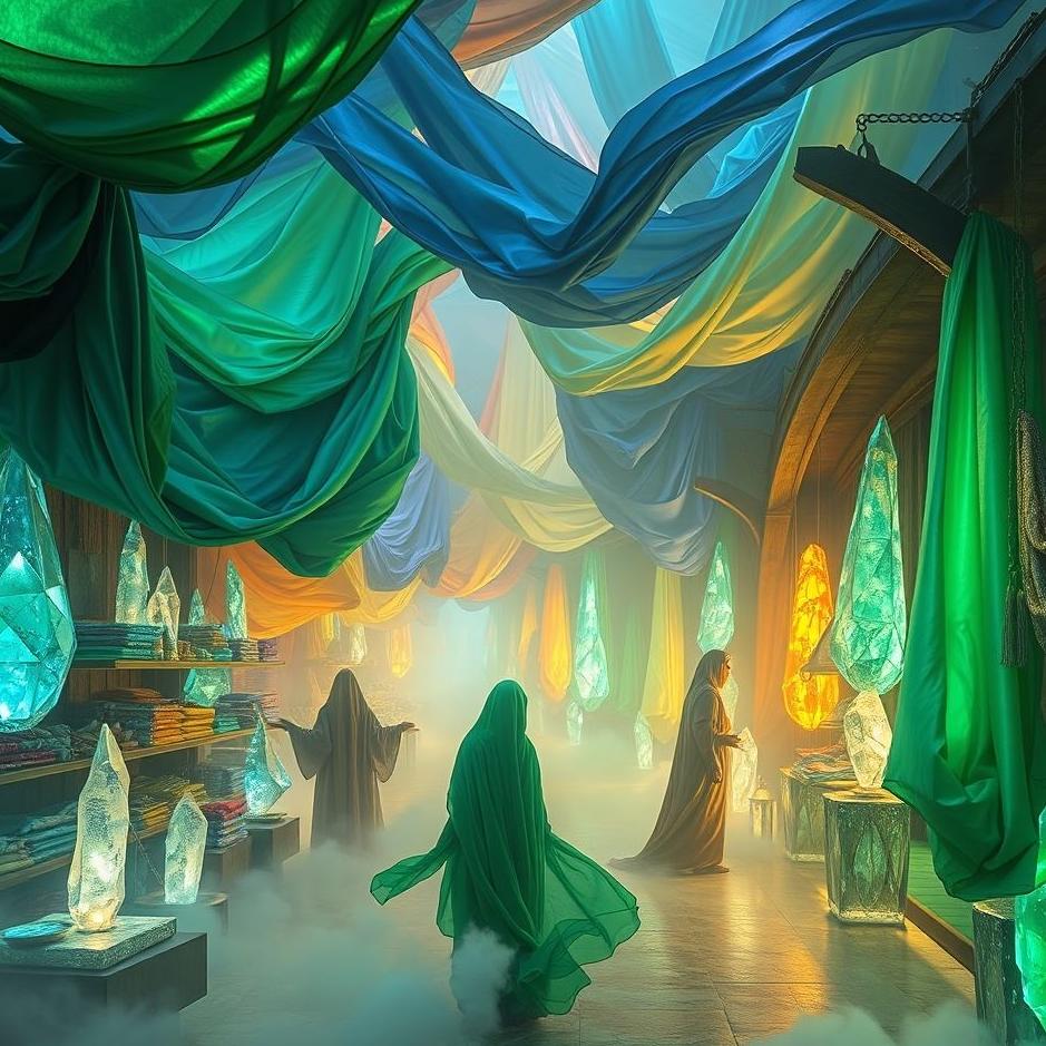 Dream : Selling fabric in a dream