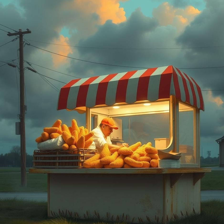 Dream : Selling fried chicken in a dream