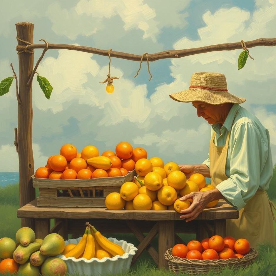 Dream : Selling fruit in a dream