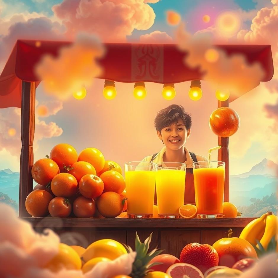 Dream : Selling fruit juice in a dream