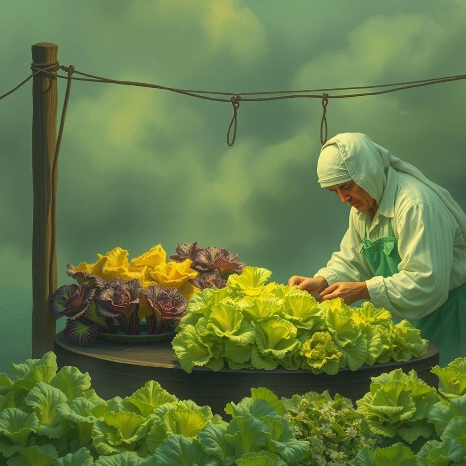 Dream : Selling lettuce in a dream