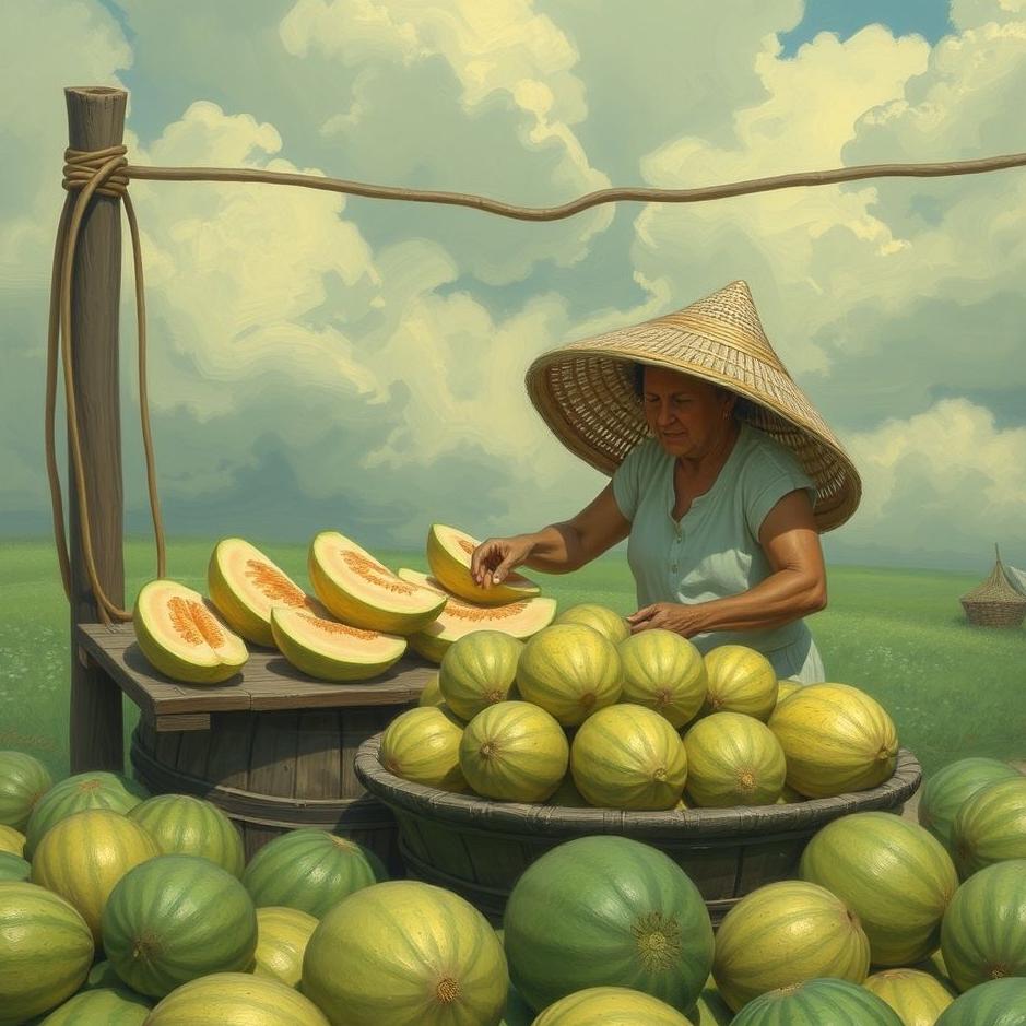 Dream : Selling melons in a dream
