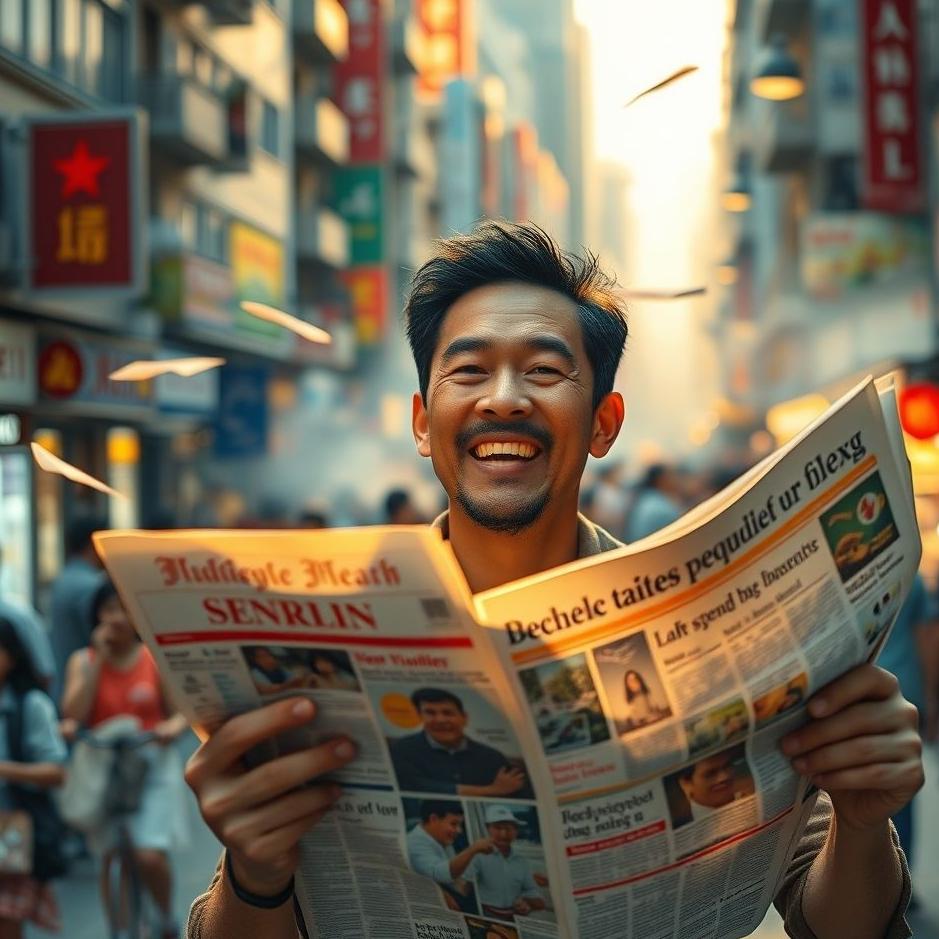 Dream : Selling newspapers in a dream