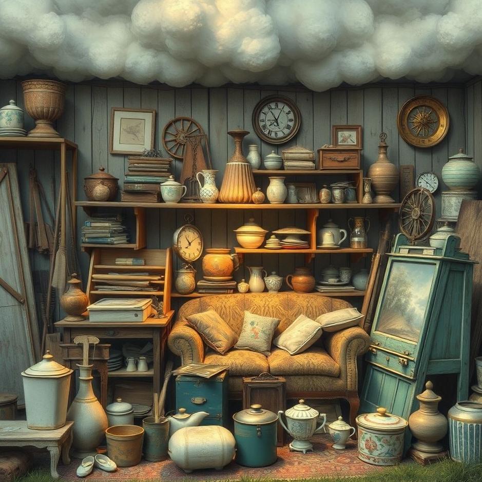 Dream : Selling old household items in a dream