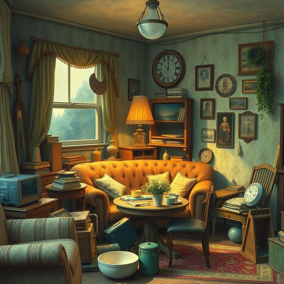 Dream : Selling old items at home in a dream