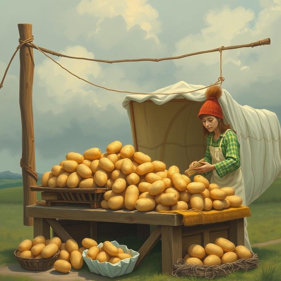 Dream : Selling potatoes in a dream