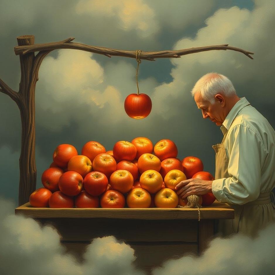 Dream : Selling red apples in a dream