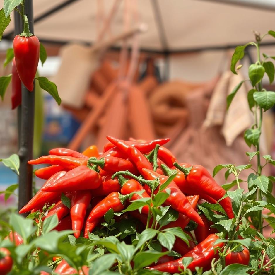 Dream : Selling red pepper in a dream