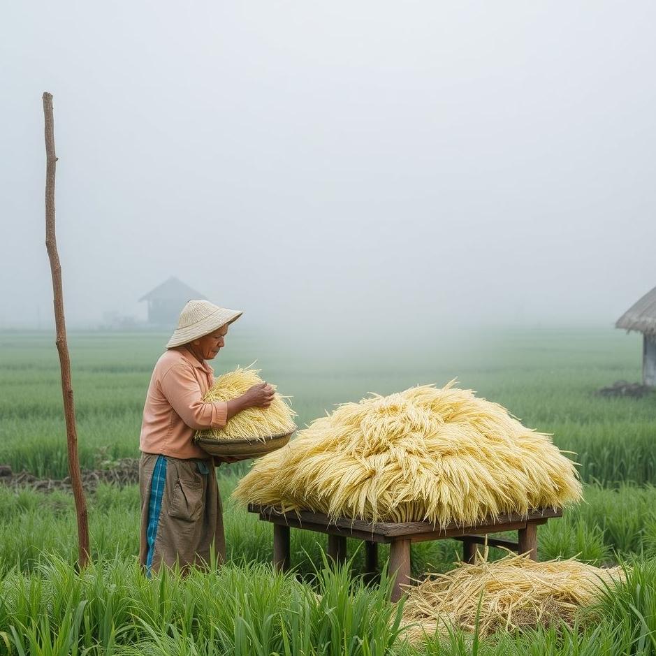 Dream : Selling rice in a dream