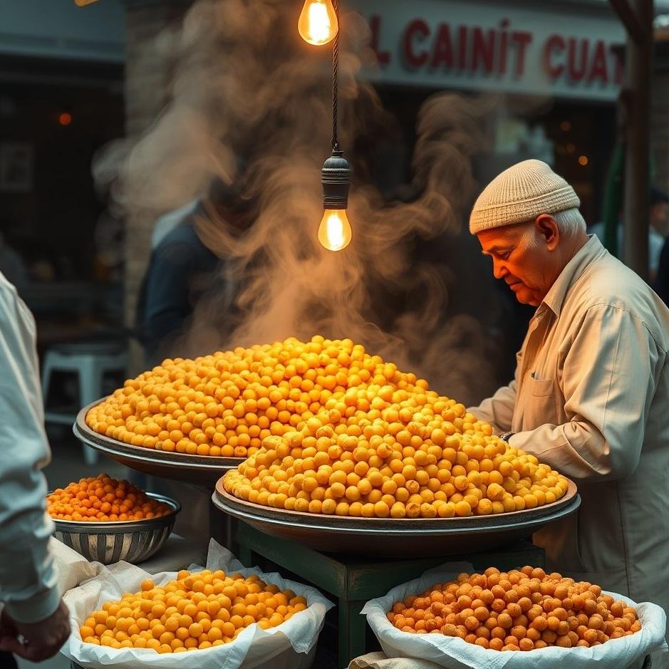Dream : Selling roasted chickpeas in a dream