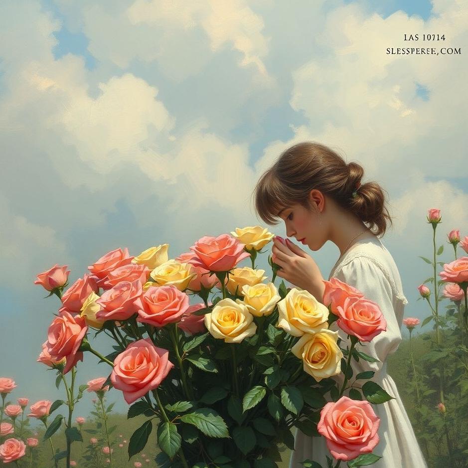 Dream : Selling roses in a dream