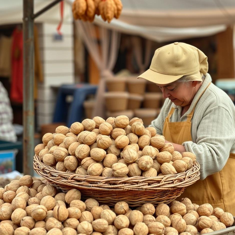 Dream : Selling shelled walnuts in your dream