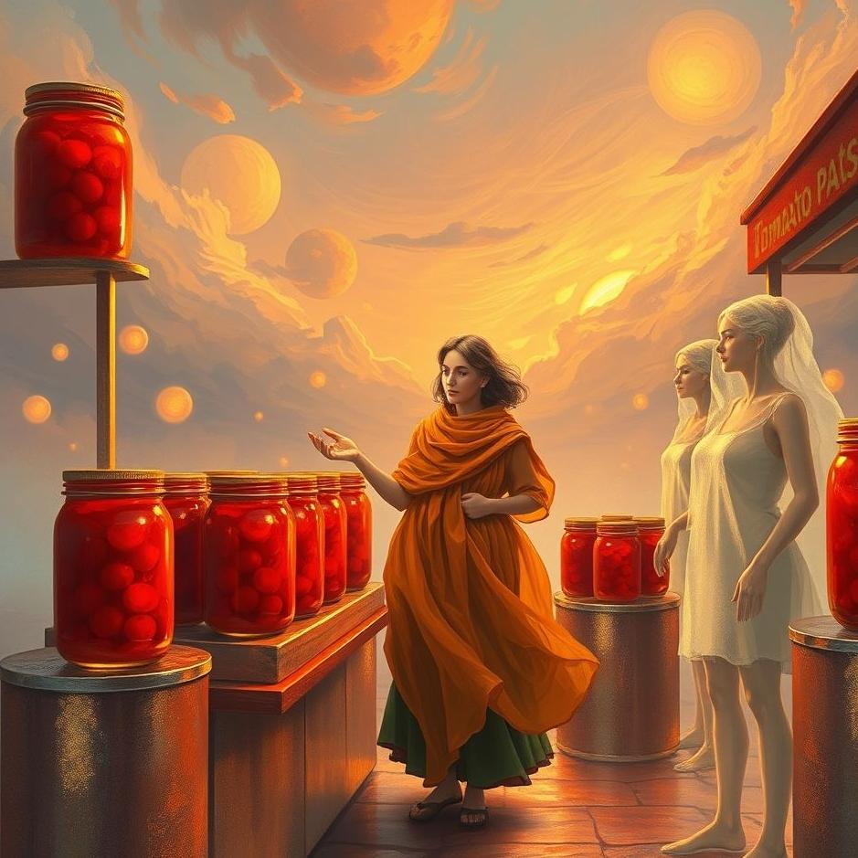 Dream : Selling tomato paste in a dream