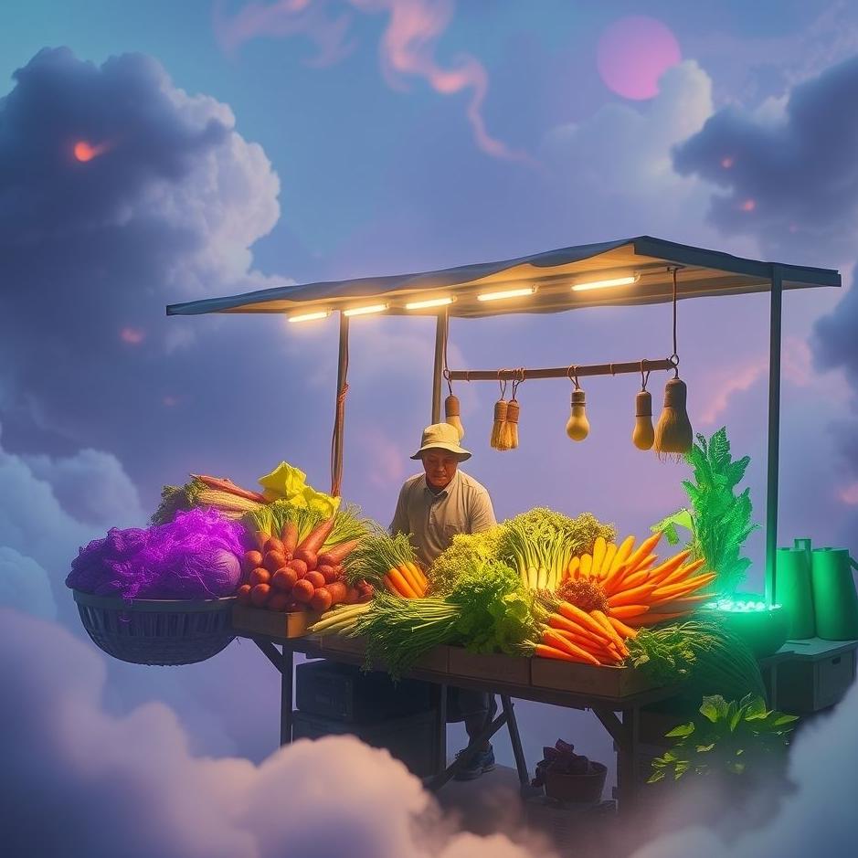 Dream : Selling vegetables in a dream