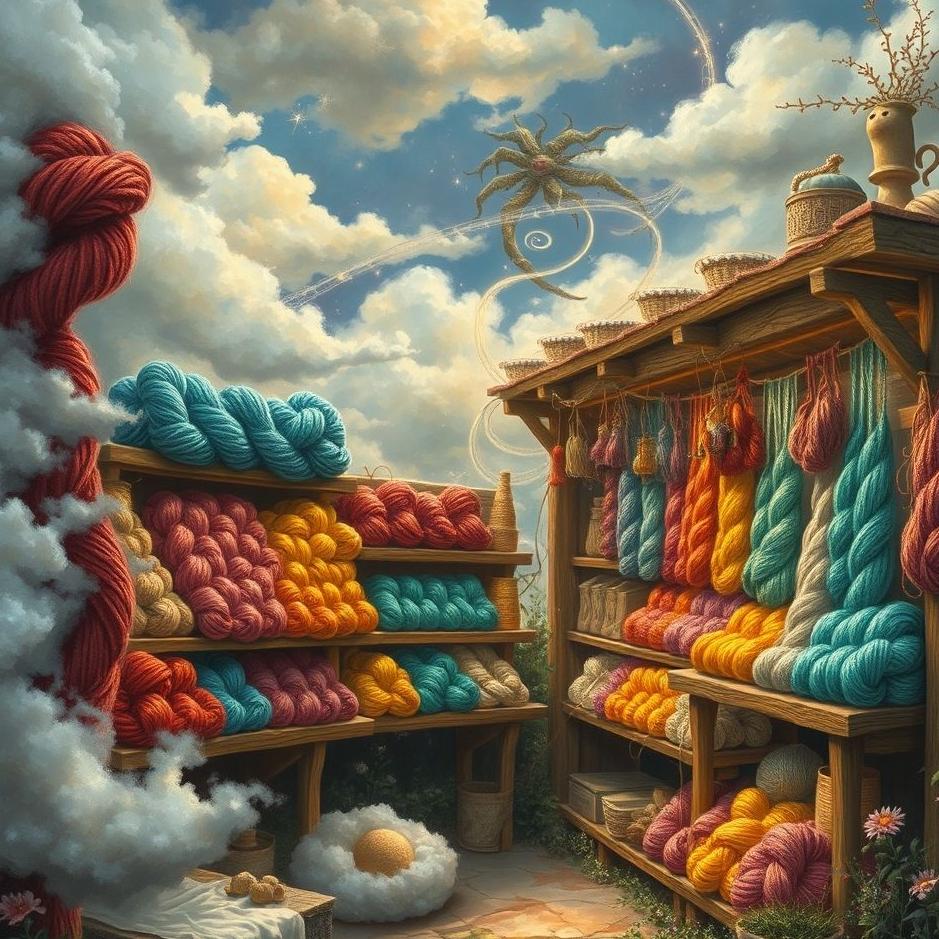 Dream : Selling yarn in a dream