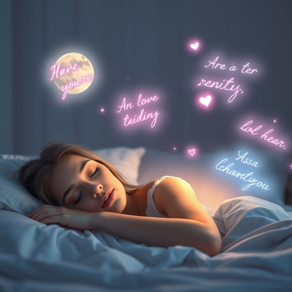 Dream : Sending a message to a girl in a dream