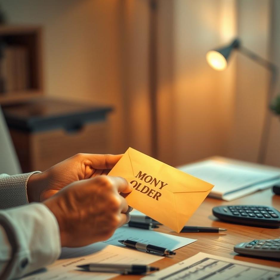 Dream : Sending money order in a dream