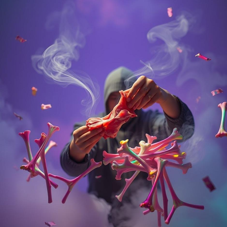 Dream : Separating meat from bones in a dream