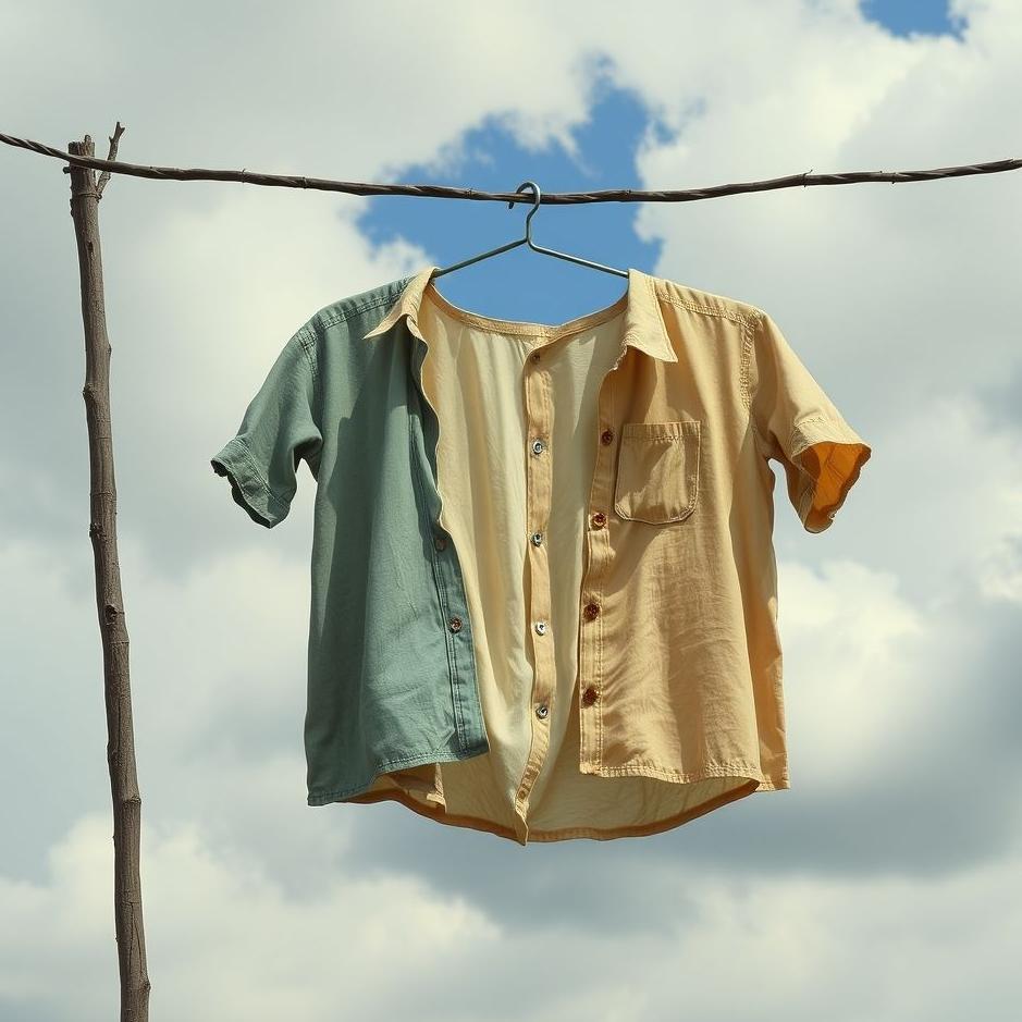 Dream : Separating old clothes in a dream