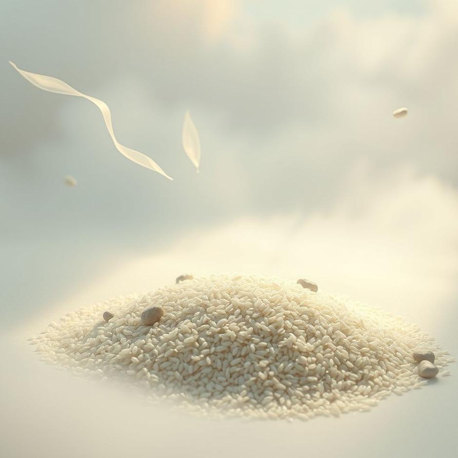 Dream : Separating rice stones in a dream