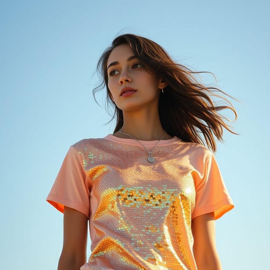 Dream : Sequined t-shirt in a dream