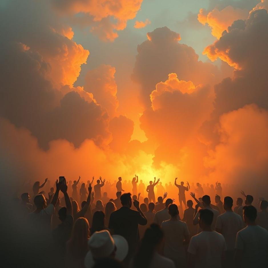 Dream : Serving a crowd in a dream