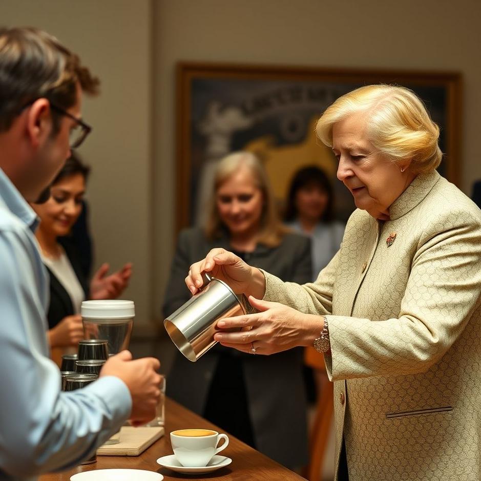 Dream : Serving coffee to prime minister