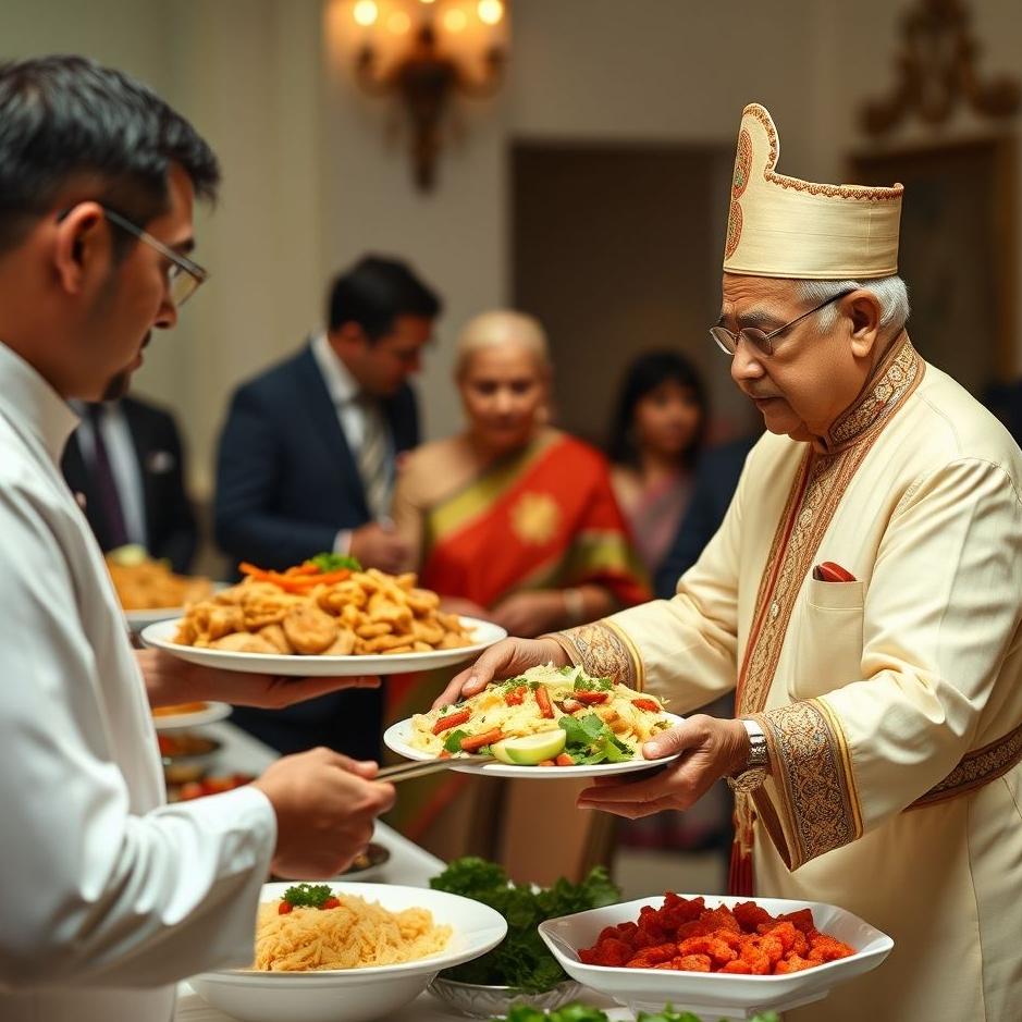 Dream : Serving food to the prime minister