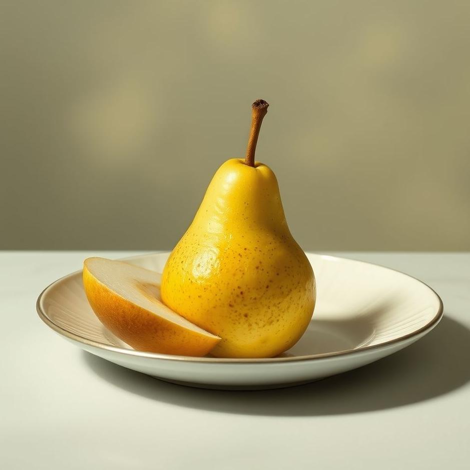 Dream : Serving pear in the dream