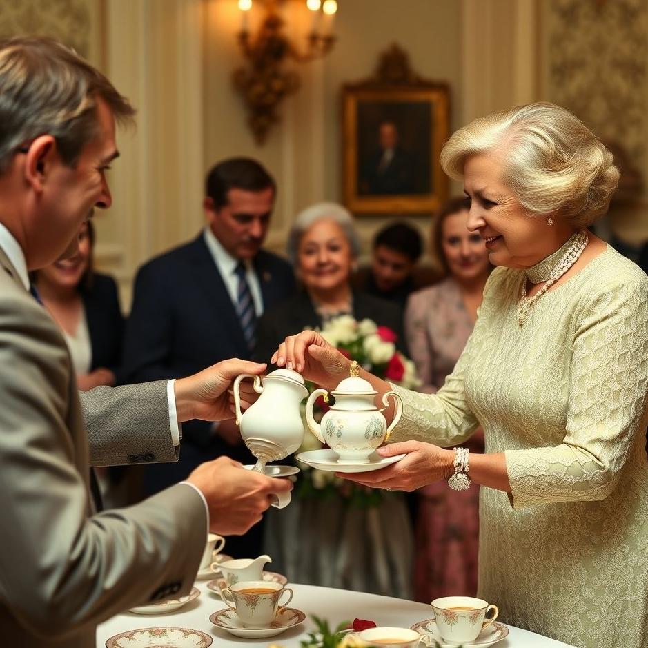 Dream : Serving tea to the prime minister