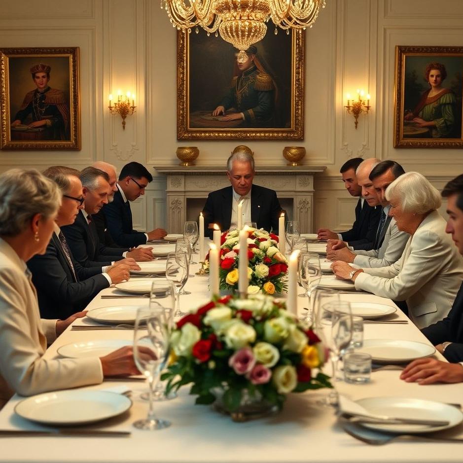 Dream Dictionary : Setting a table for the prime minister